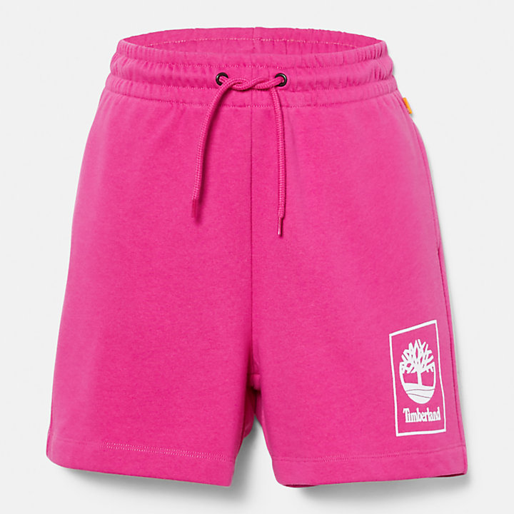 Logo Pack Sweatshorts for Women in Pink-