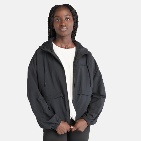 Veste coupe-vent multi-poches pour femme en noir | Timberland