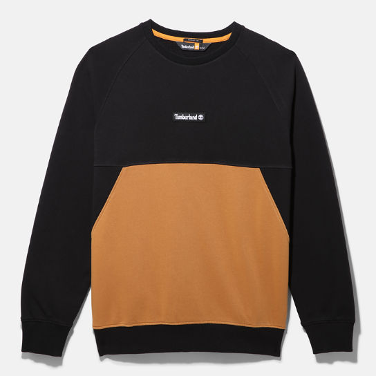 Cut-and-sew Sweatshirt in Black | Timberland