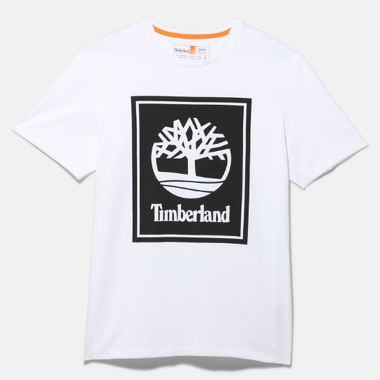 Logo T-Shirt for Men in White | Timberland