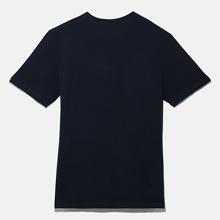 T-shirt unisexe à logo en bleu marine