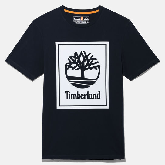 All Gender T-Shirt mit Logo in Navyblau | Timberland