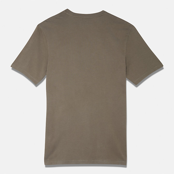 T-Shirt mit Logo für Herren in Dunkelgrün-