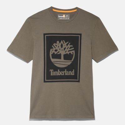 Incitar al límite Avanzar Camiseta con Logotipo para Hombre en verde oscuro | Timberland