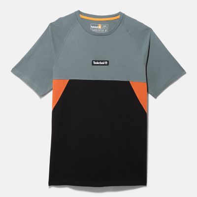 Cut-and-sew T-Shirt for Men in Green | Timberland