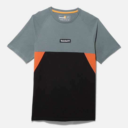 T-shirt da Uomo Cut-and-Sew in verde | Timberland