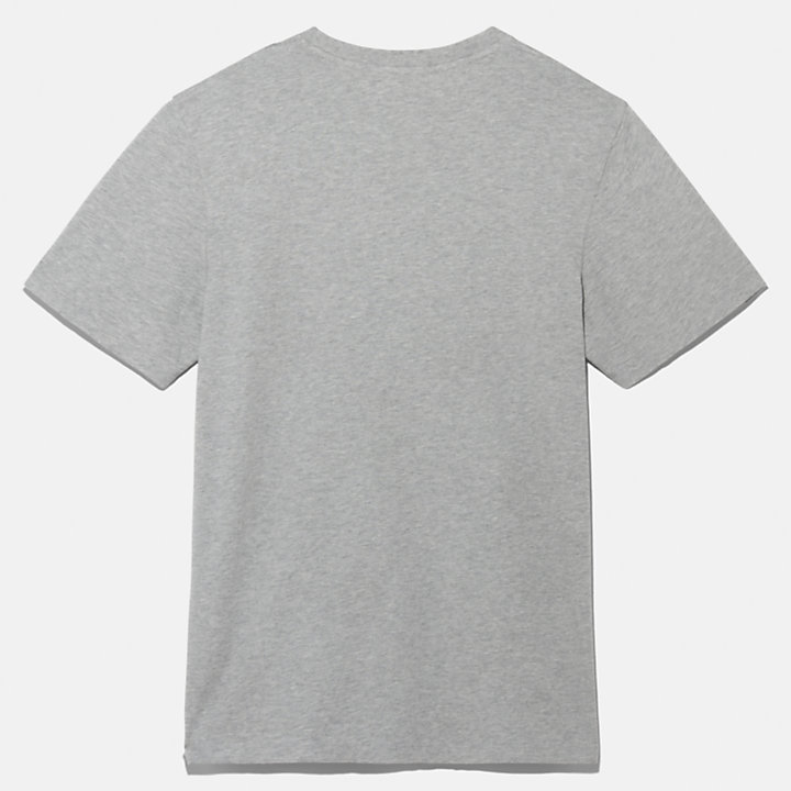 Outdoor Heritage Camo Logo T-Shirt for Men in Grey-