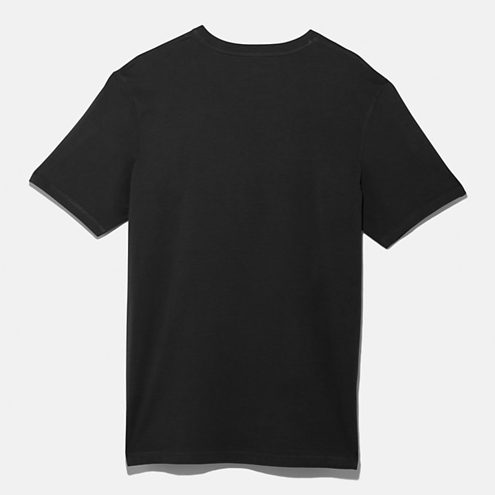 Outdoor Heritage T-Shirt mit Baum-Logo im Tarn-Print für Herren in Schwarz-