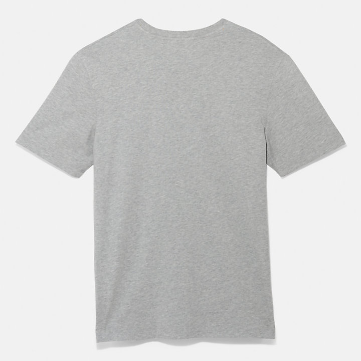 Outdoor Heritage T-Shirt mit Baum-Logo im Tarn-Print für Herren in Grau-