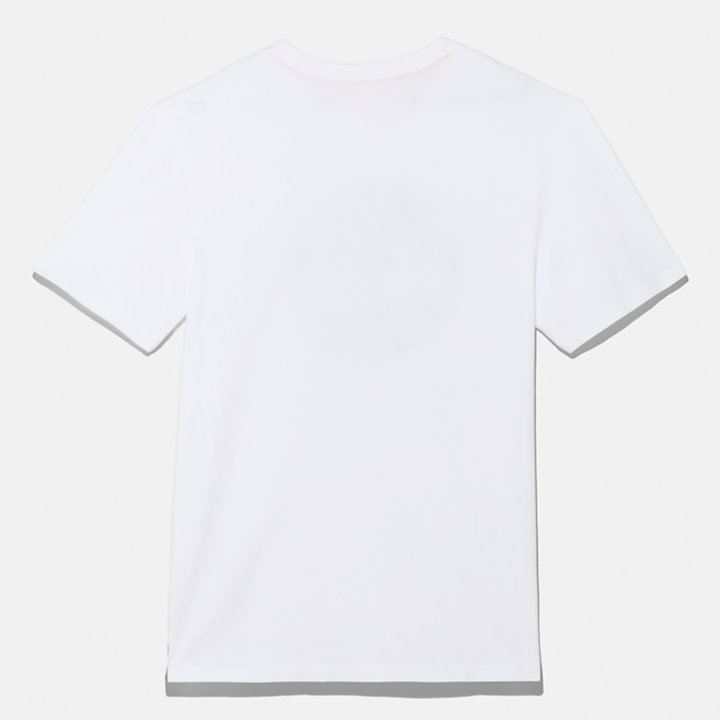 Outdoor Heritage T-Shirt mit Baum-Logo im Tarn-Print für Herren in Weiß-