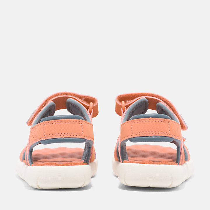 Perkins Row 2-Strap Sandal for Junior in Light Orange-