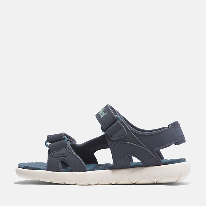 Perkins Row 2-Strap Sandal for Junior in Dark Blue-