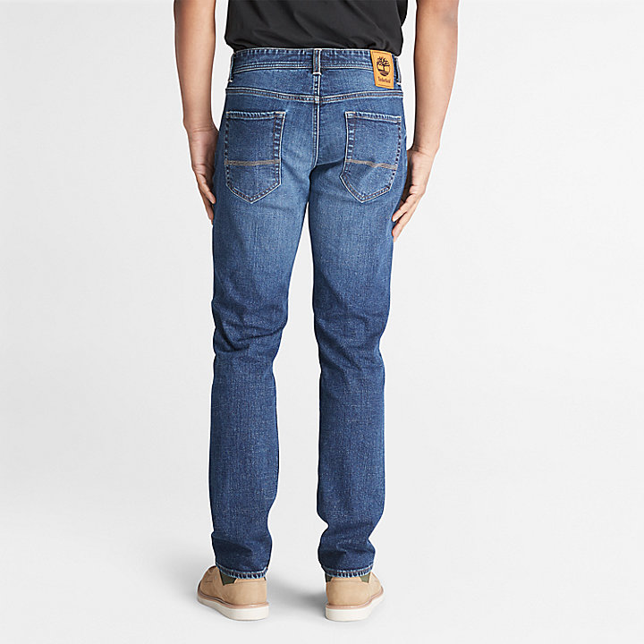 Jeans Stretch Core da Uomo in blu marino