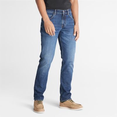 Timberland Stretch Core Jeans For Men In Navy Navy