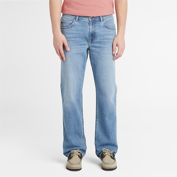 Stretch Core Jeans for Men in Blue-