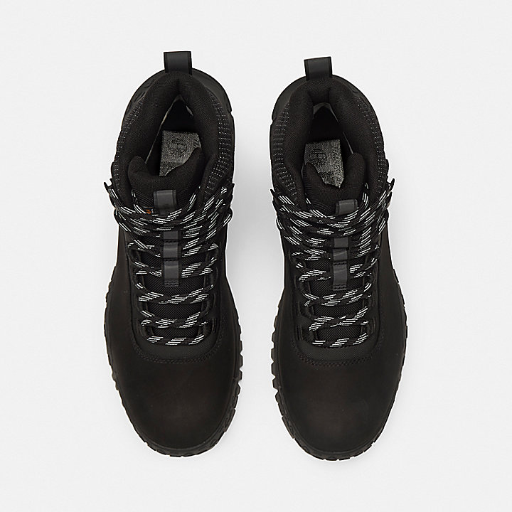 Chaussure de randonnée mi-haute à lacets Greenstride™ Motion 6 avec membrane imperméable Gore-Tex pour homme en noir
