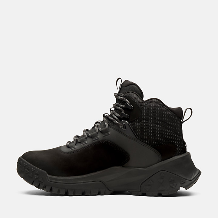 Chaussure de randonnée mi-haute à lacets Greenstride™ Motion 6 avec membrane imperméable Gore-Tex pour homme en noir-