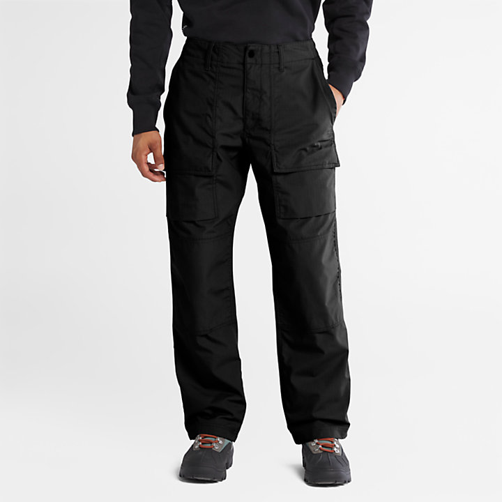 Progressive Utility Workwear Trousers for Men in Black-