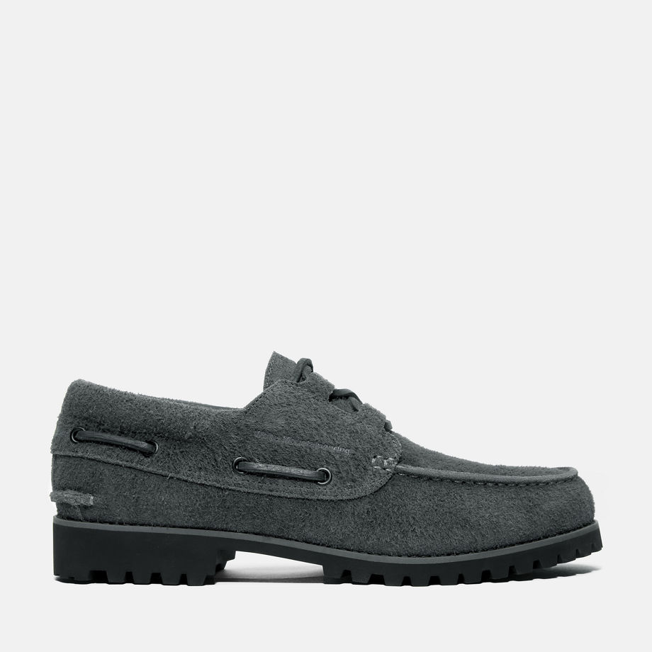 Timberland X White Mountaineering Boat Shoe For Men In Black Black