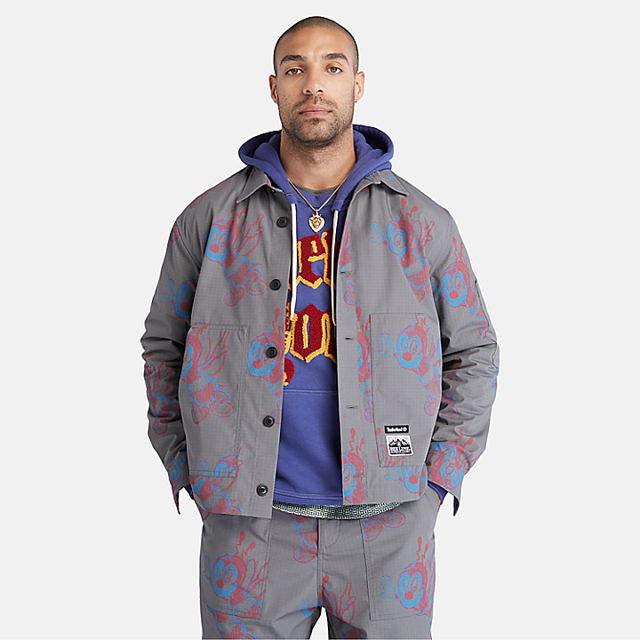 Bee Line x Timberland® Printed Jacket for Men in Grey