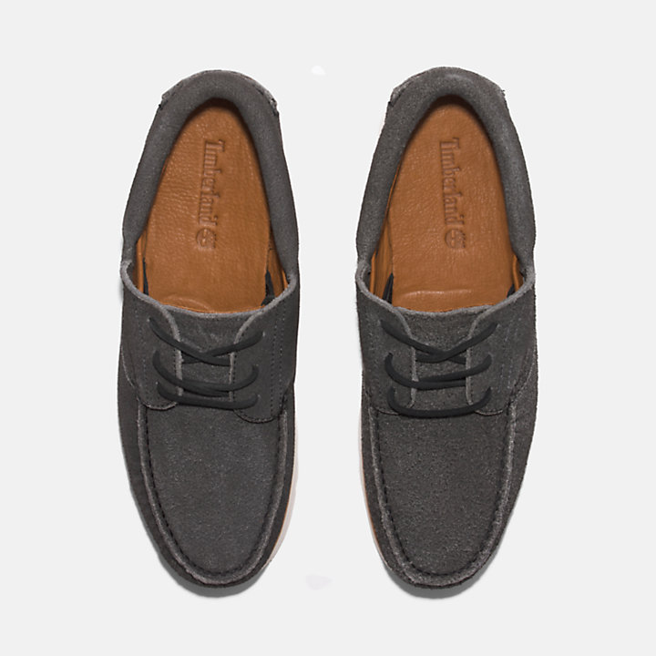 Chaussures à lacets pour homme en gris foncé-
