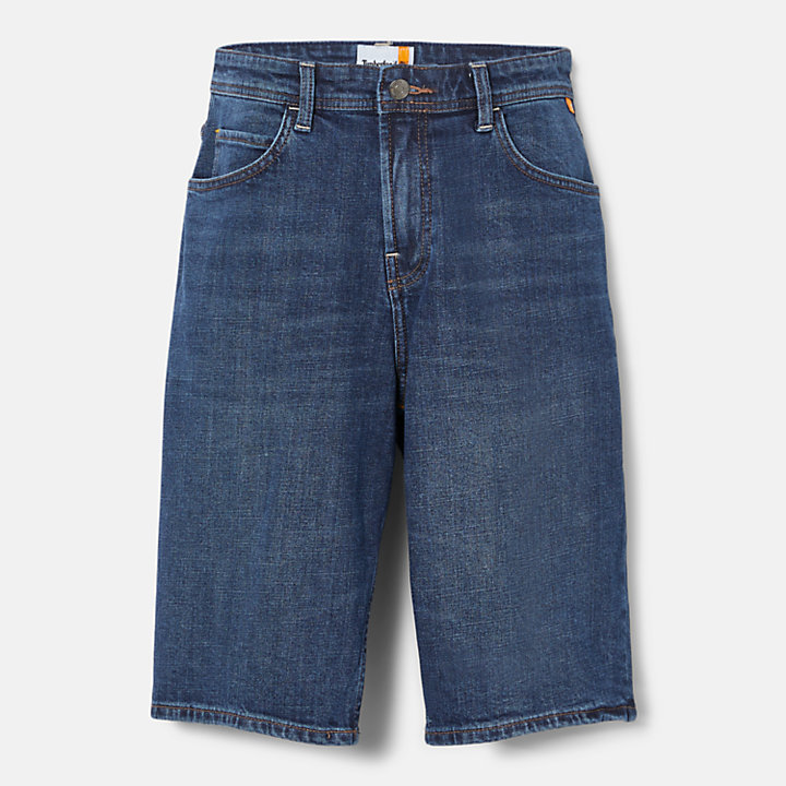 Denim Shorts for Men in Blue-