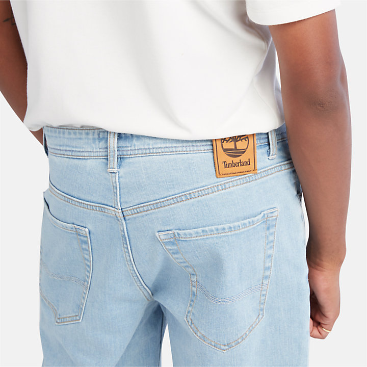 Jeans-Shorts für Herren in Hellblau-