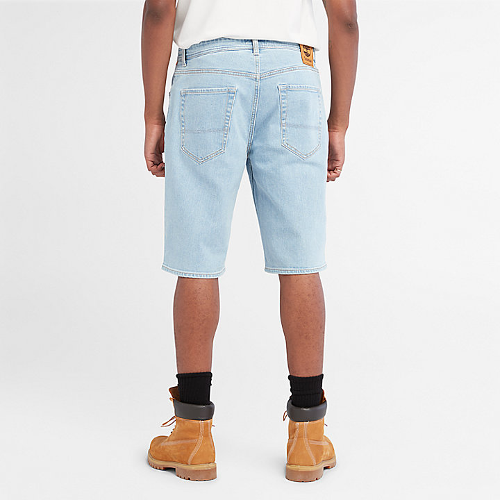Jeans-Shorts für Herren in Hellblau