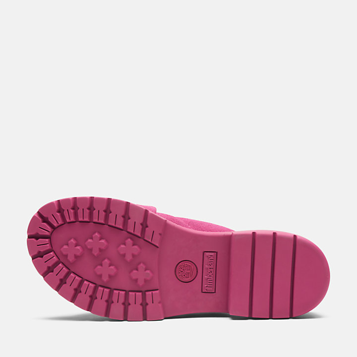 London Vibe Slide Sandal for Women in Dark Pink-