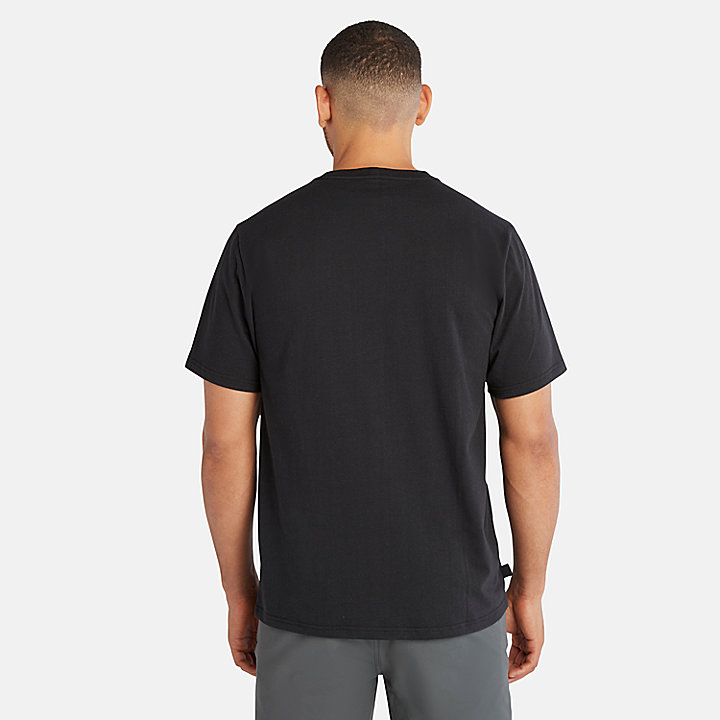 T-shirt com Bolso Timberland PRO® Core para Homem em preto monocromático