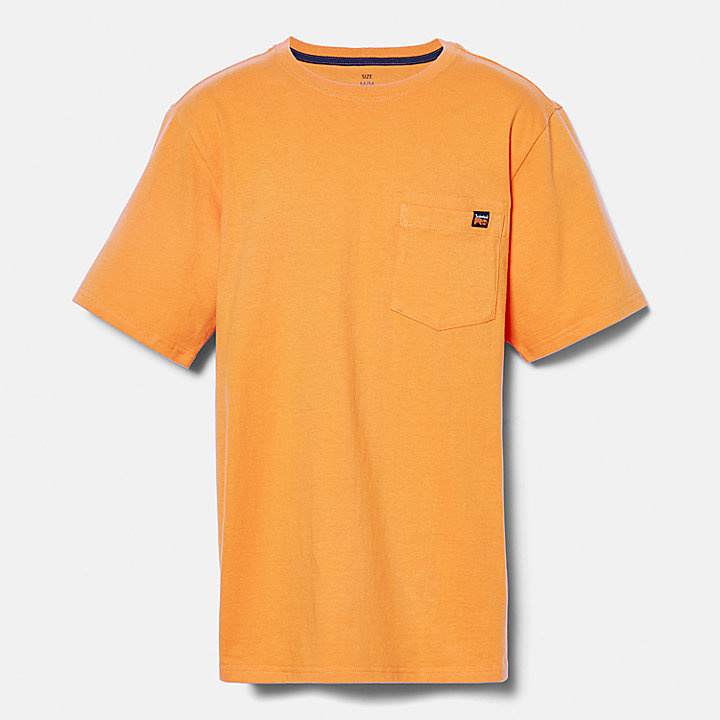 Camiseta Timberland PRO® con bolsillo para hombre en naranja