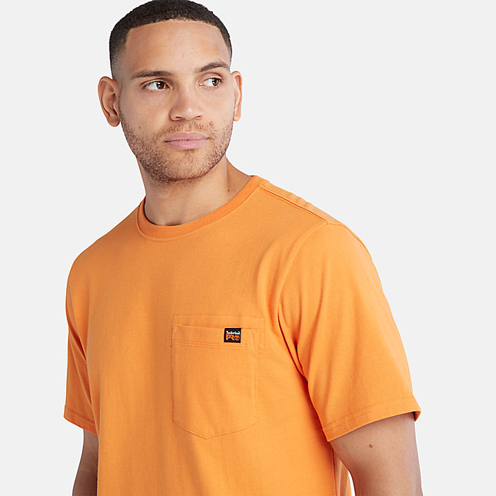 Timberland PRO® T-shirt met zak voor heren in oranje