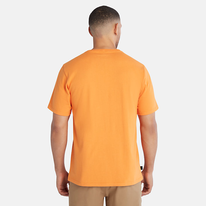 T-shirt com Bolso Timberland PRO® para Homem em laranja-