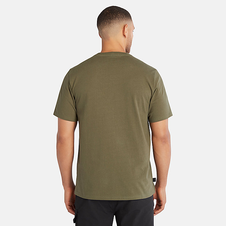 Camiseta de manga larga Timberland PRO® Core con bolsillo para hombre en verde