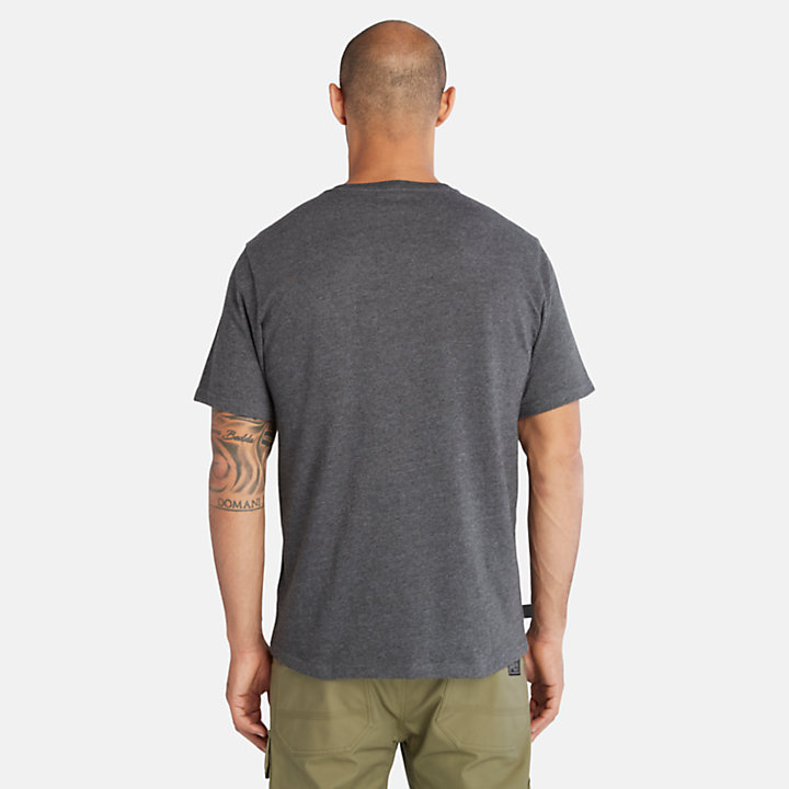 Camiseta de manga larga Timberland PRO® Core con bolsillo para hombre en gris-
