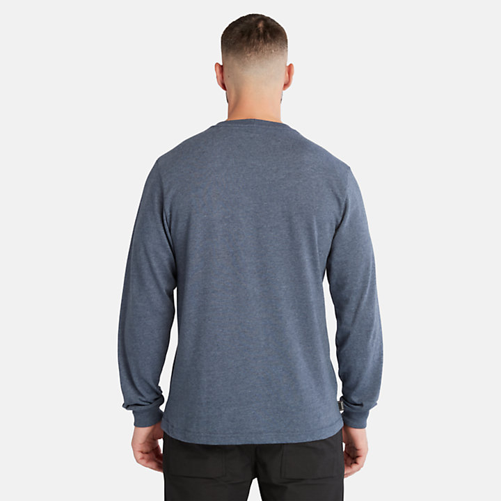 Timberland PRO® Core Logo Langarm-T-Shirt für Herren in Violett-