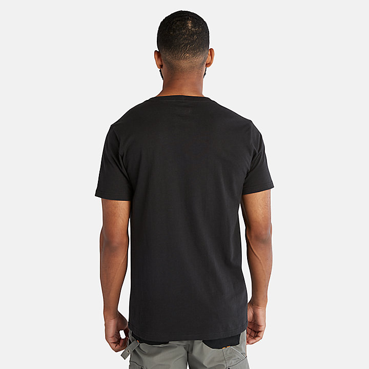 T-shirt Timberland PRO® Core Logo para Homem em preto
