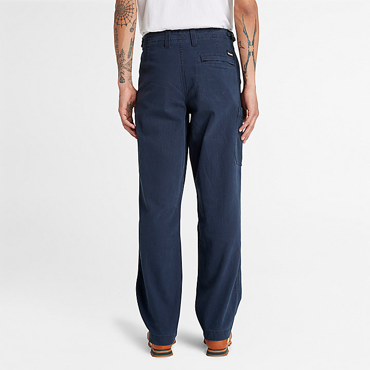 Pantalon cargo Brookline pour homme en bleu marine