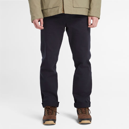 Pantaloni Straight a 5 Tasche Sandown da Uomo in blu marino | Timberland