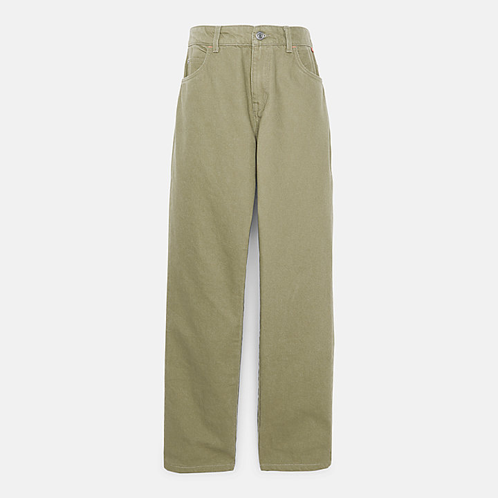 Sandown 5-Pocket Straight Trousers for Men in Green