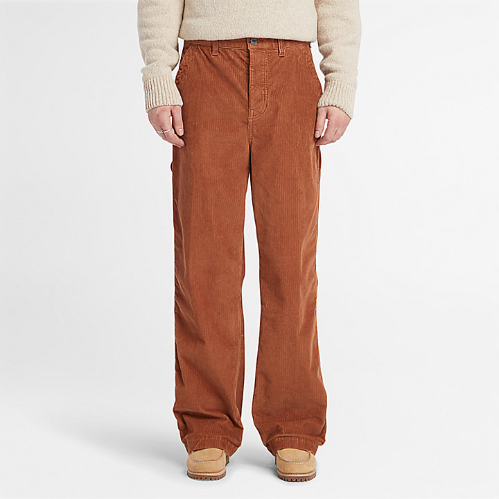 Pantaloni Rindge Carpenter da Uomo in color terracotta
