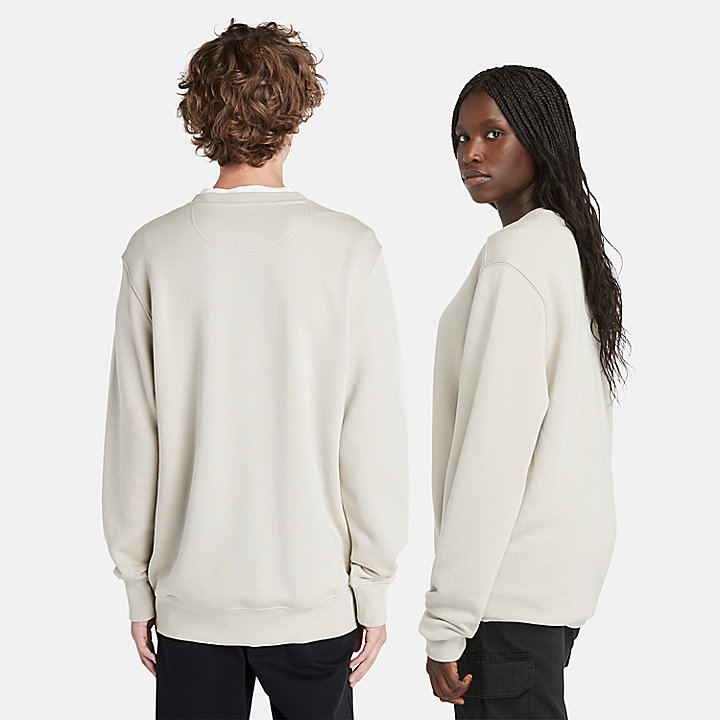 All Gender Crew Sweatshirt with Refibra™ Technology in Grey