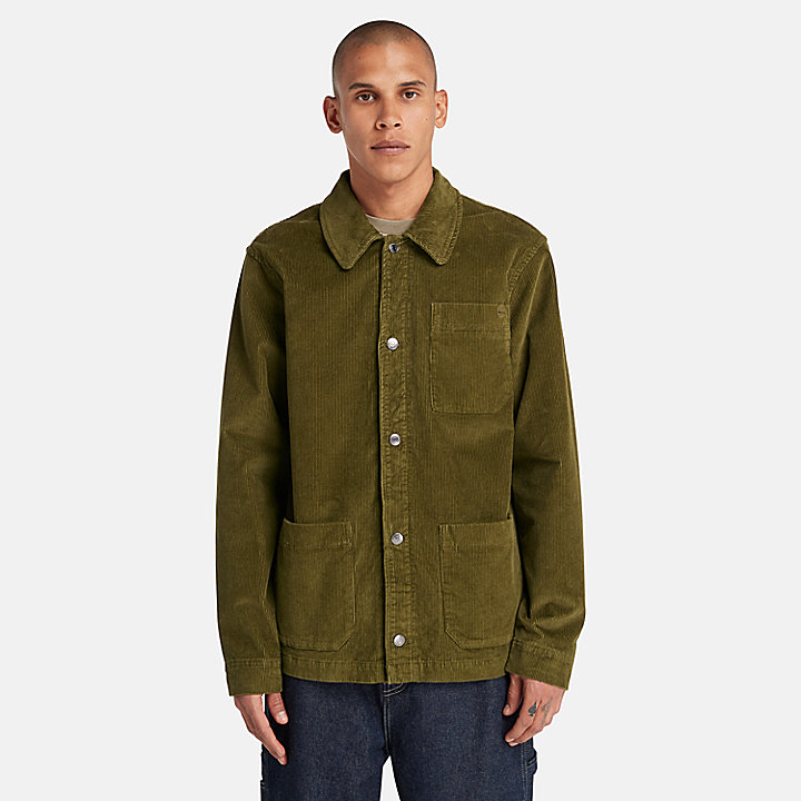 Kempshire Corduroy Chore Jacket for Men in Green | Timberland