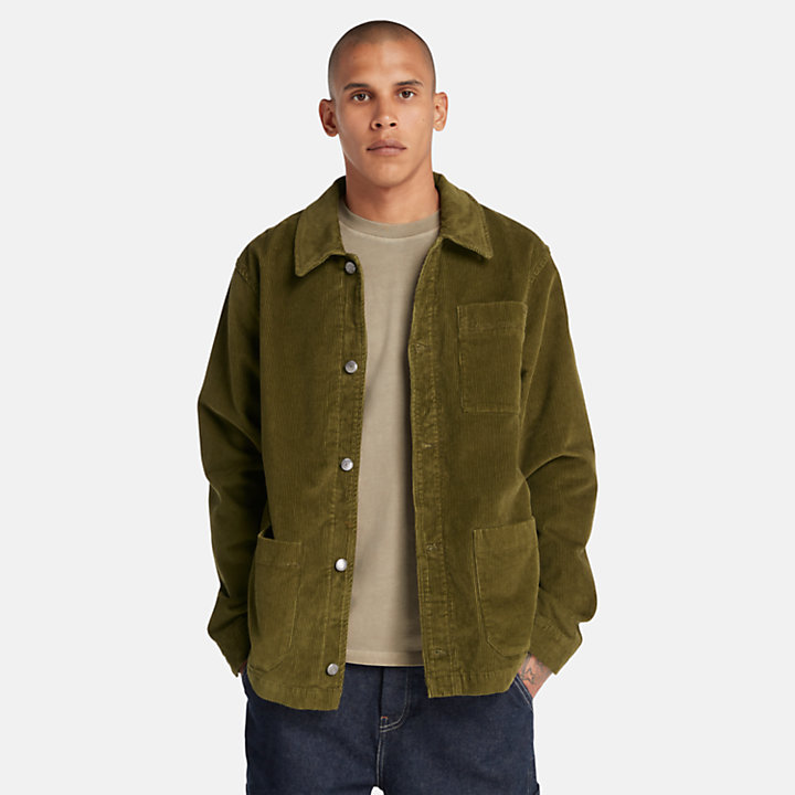 Kempshire Corduroy Chore Jacket for Men in Green | Timberland