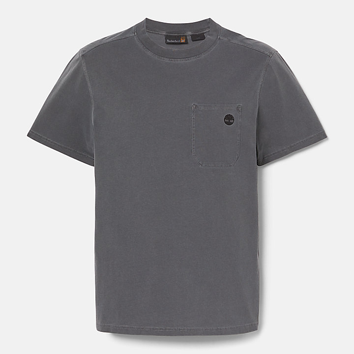 Camiseta con bolsillo Merrymack para hombre en gris oscuro