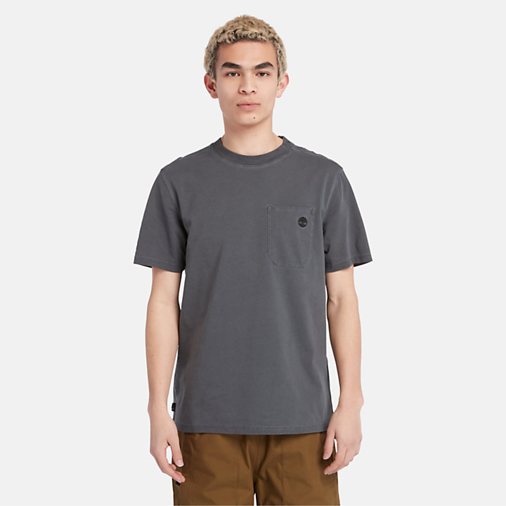Merrymack Pocket T-Shirt for Men in Dark Grey-
