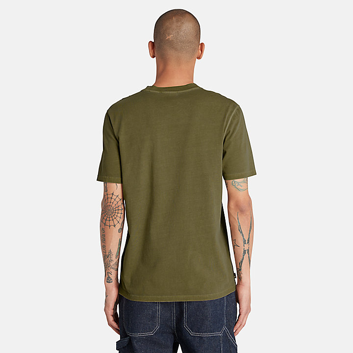 Camiseta con bolsillo Merrymack para hombre en verde