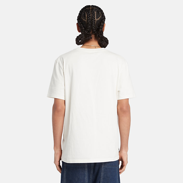 T-shirt Carrier para Homem em branco-