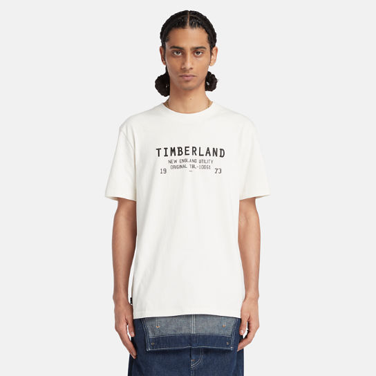 T-shirt Carrier da Uomo in bianco | Timberland