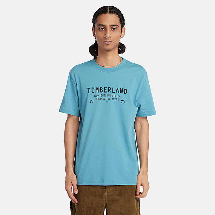 T-shirt Carrier da Uomo in blu chiaro